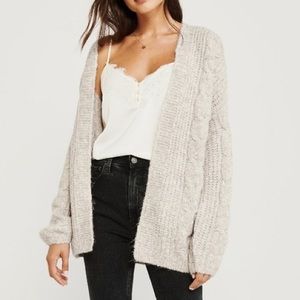 Abercrombie & Fitch Cable Knit Cardigan